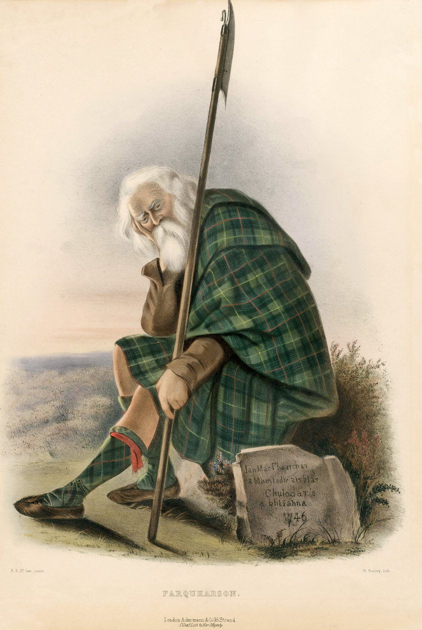 Farquharson, fra The Clans of the Scottish Highlands, pub.1845 af Robert Ronald McIan