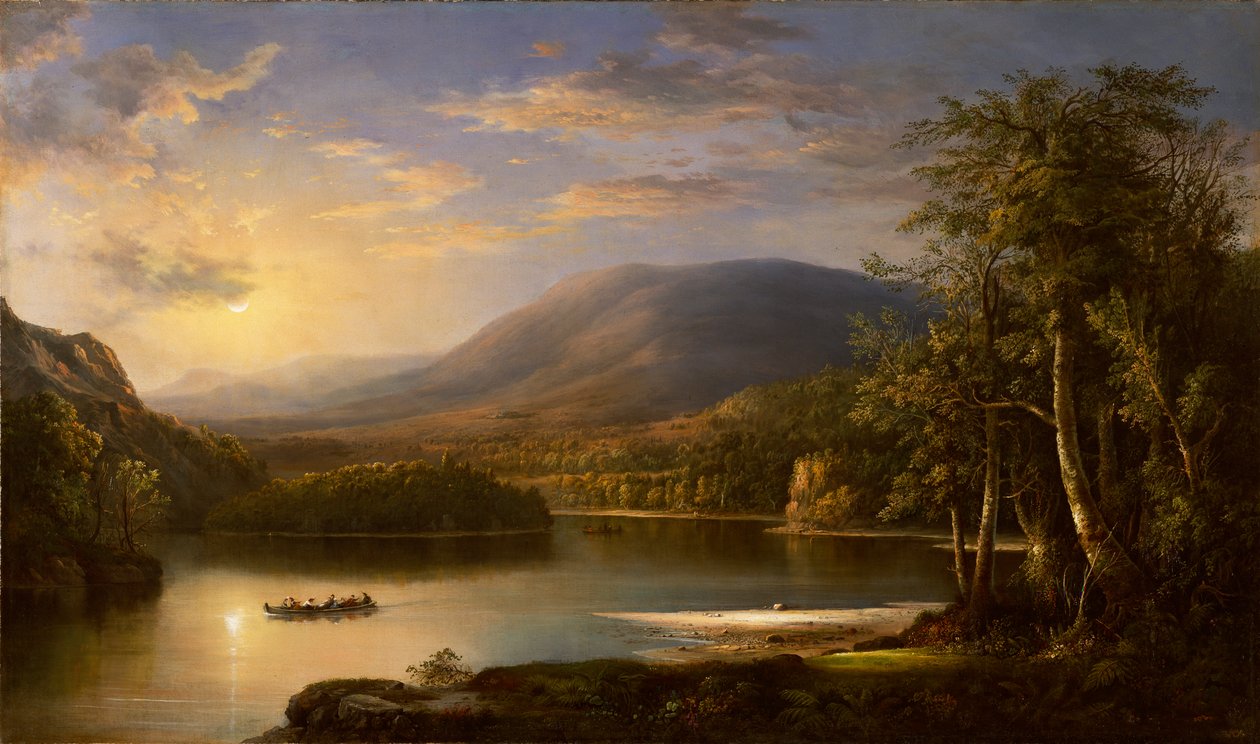 Ellens Isle, Loch Katrine, 1871 af Robert Scott Duncanson