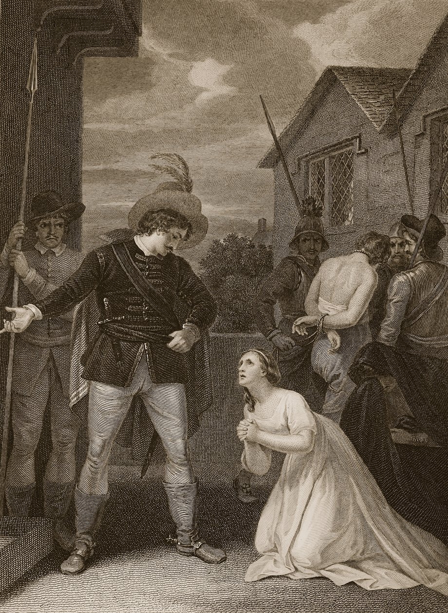 The Treachery of Colonel Kirke, 1685, indgraveret af A. Smith, illustration fra David Humes 