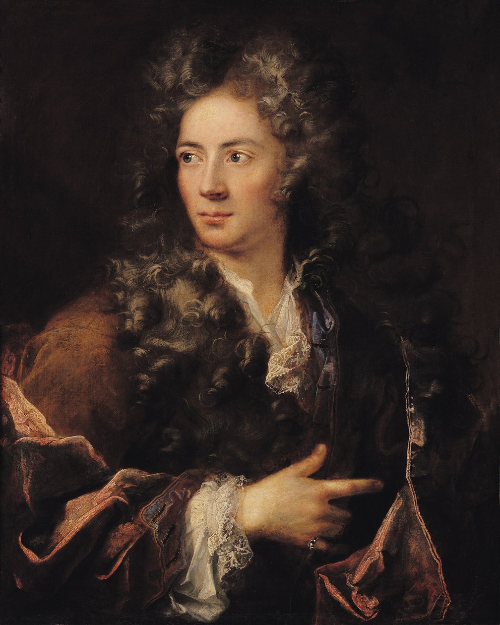 Portræt af Gerard Audran (1640-1703) af Robert Tournieres