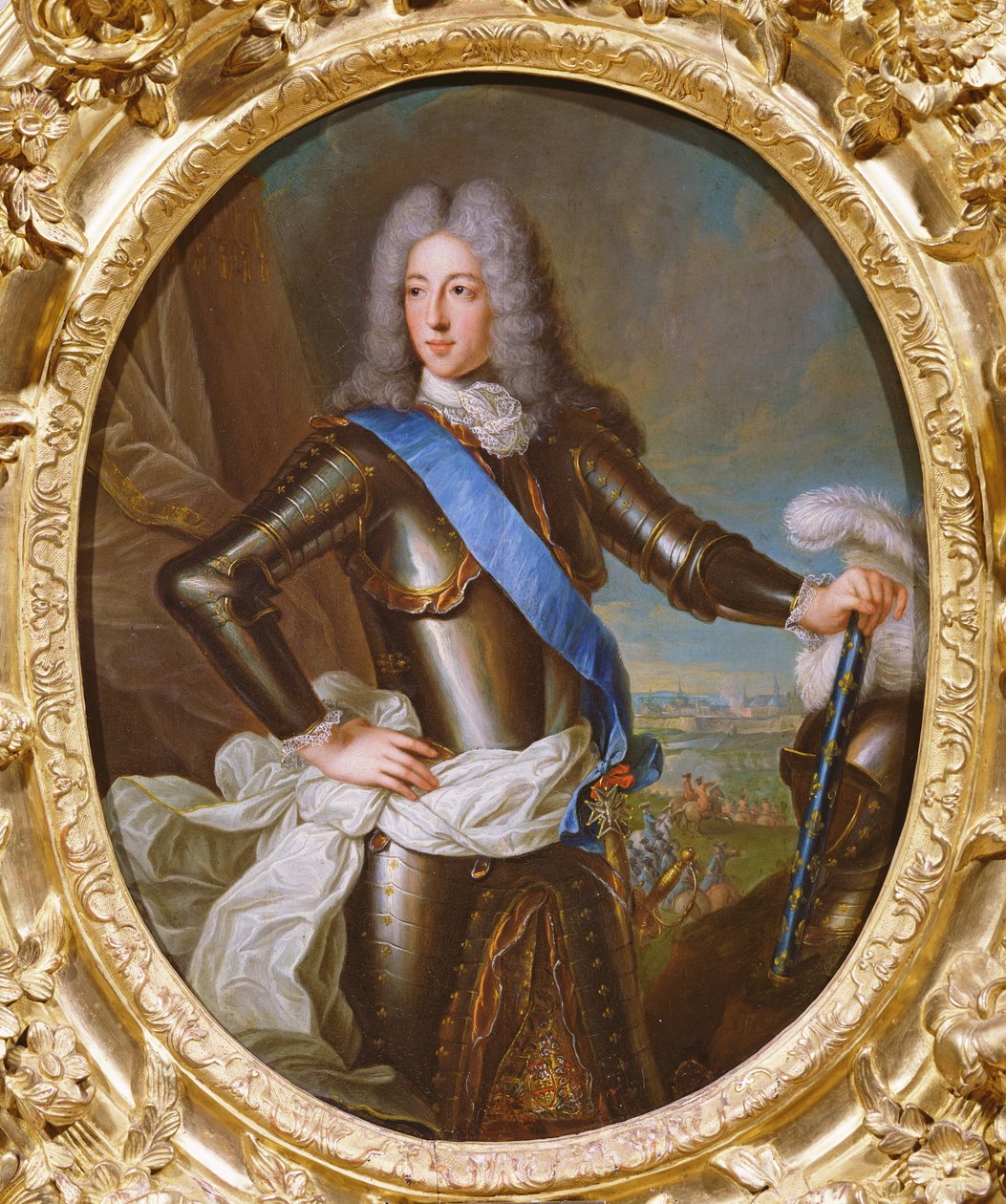 Portræt af Louis-Henri de Bourbon, Prins af Condé af Robert Tournieres