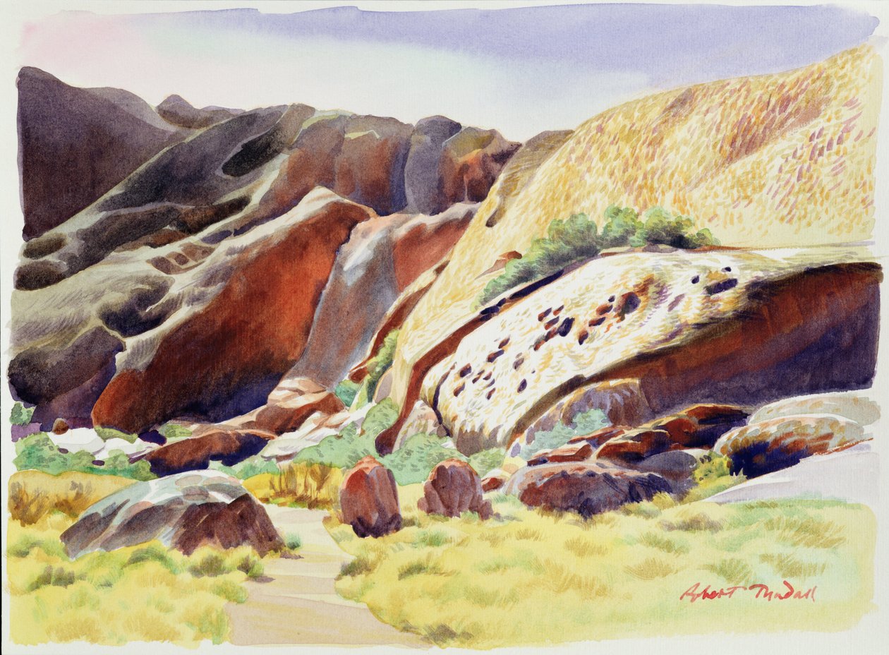 Aspects of Uluru (Ayers Rock), Australien (wc) af Robert Tyndall