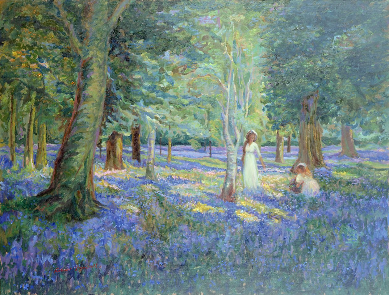 Blåklokketræ, 1908 af Robert Tyndall