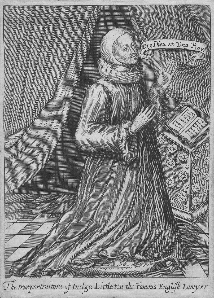 Dommer Thomas Littleton, 1628 af Robert Vaughan