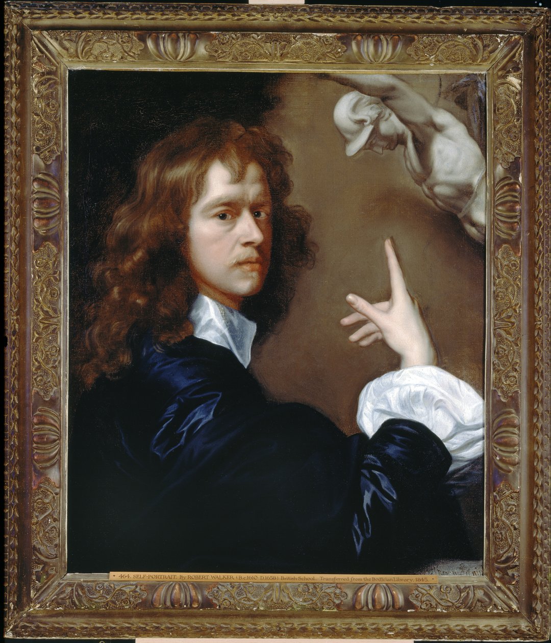 Selvportræt, ca. 1640-1650 af Robert Walker
