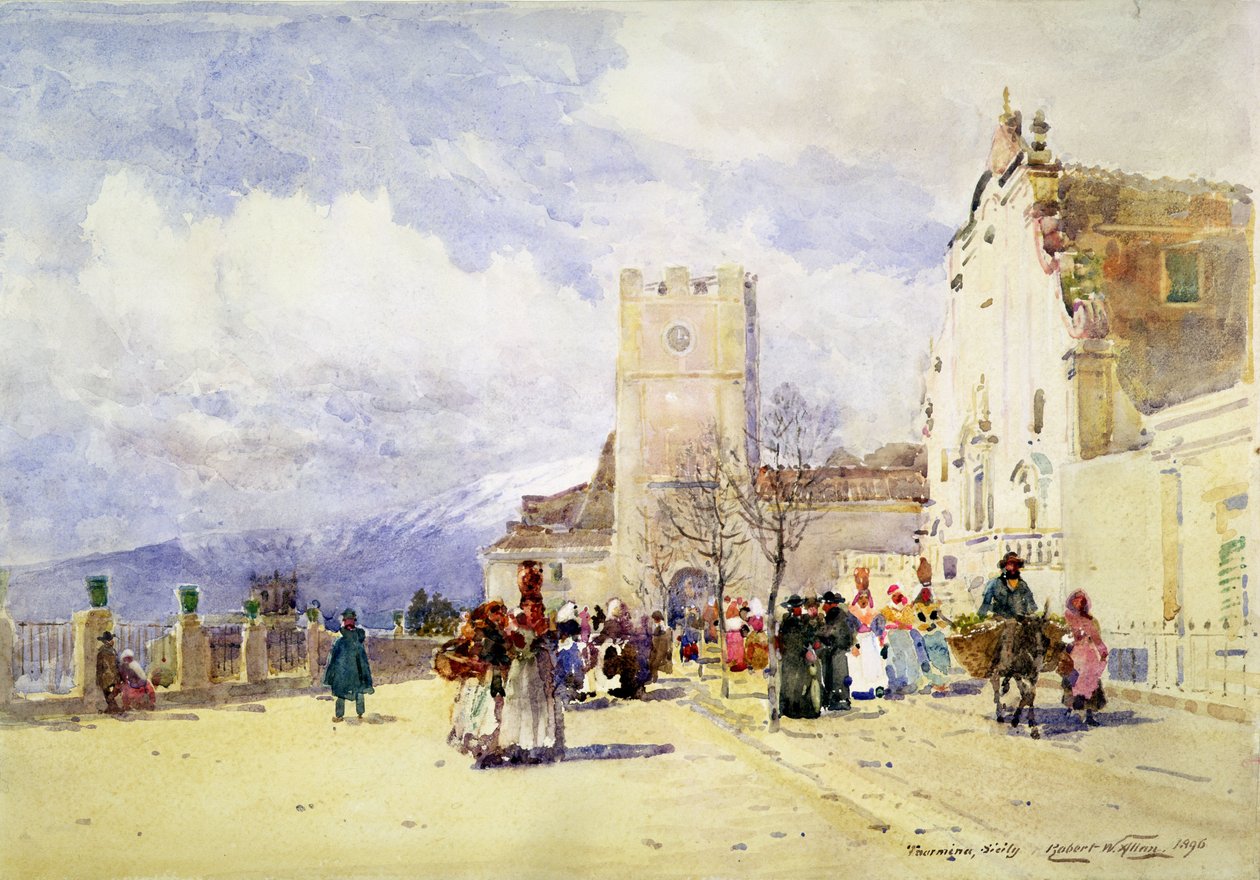 Taormina, Sicilien, 1896 af Robert Weir Allan