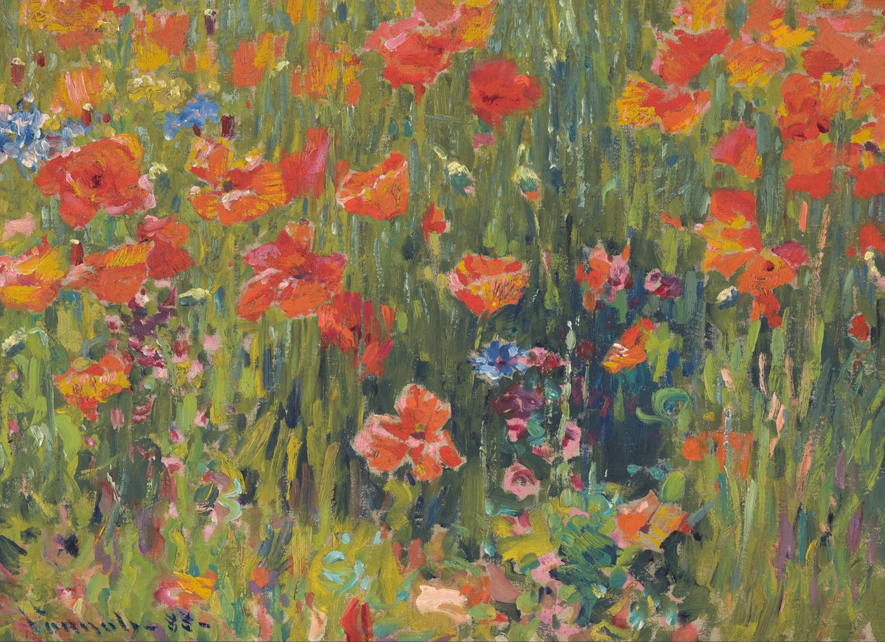 Valmuer af Robert William Vonnoh