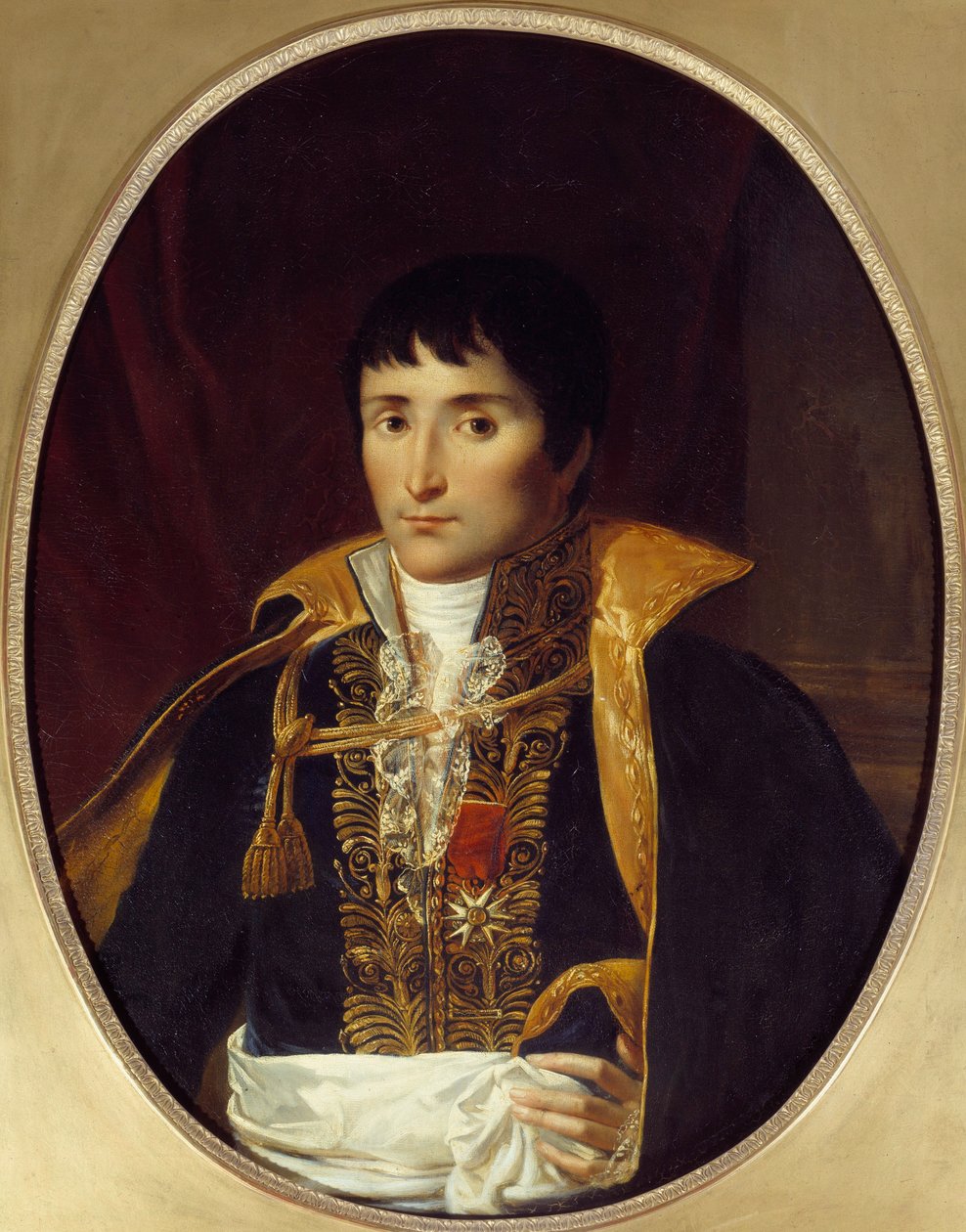 Portræt af Lucien Bonaparte (1775-1840). Maleri tilskrevet Robert Lefevre (1755-1830) Malmaison fra det 19. århundrede, musee du chateau - Portræt af Lucien Bonaparte (1775-1840). Maleri tilskrevet Robert Lefevre (1755-1830) af Robert (attr. to) Lefevre