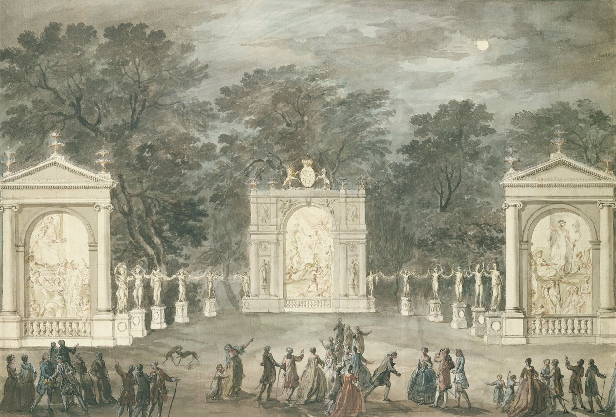 The Illuminations at Buckingham House til kong George III