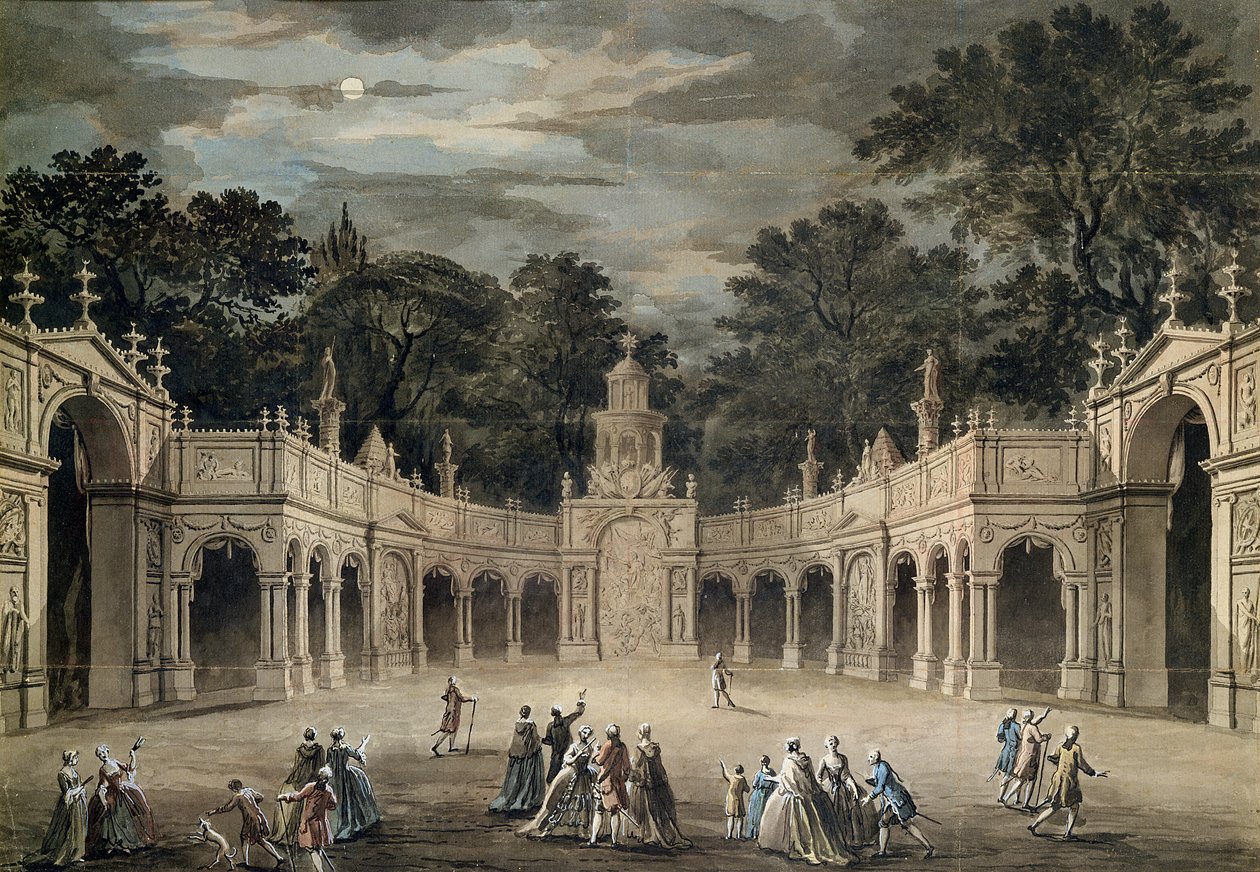 The Illuminations at Buckingham House til kong George III
