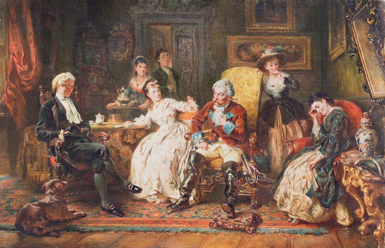 Baron Munchhausen fortæller om sine eventyr af Robert Alexander Hillingford