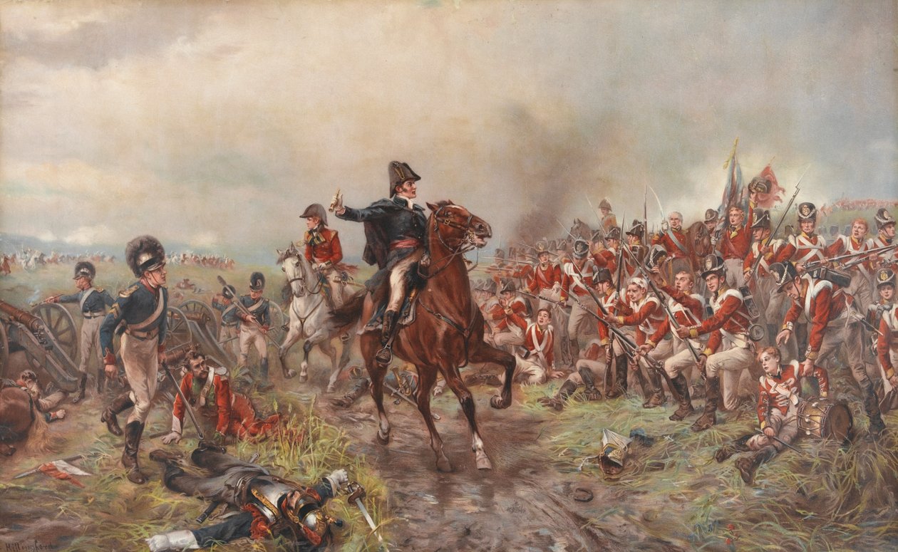Wellington ved Waterloo af Robert Alexander Hillingford