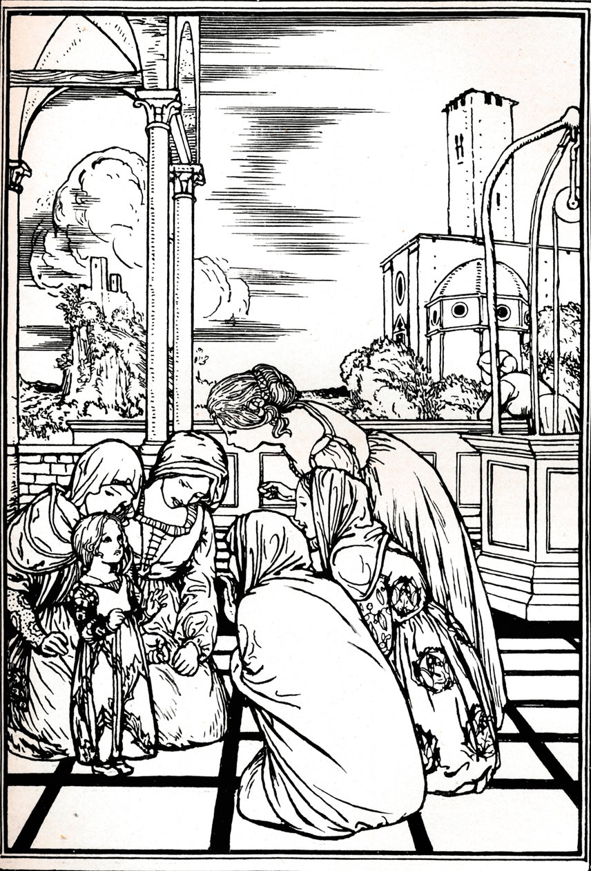 En illustration fra Stormen, 1901 1901-1902 af Robert Anning Bell