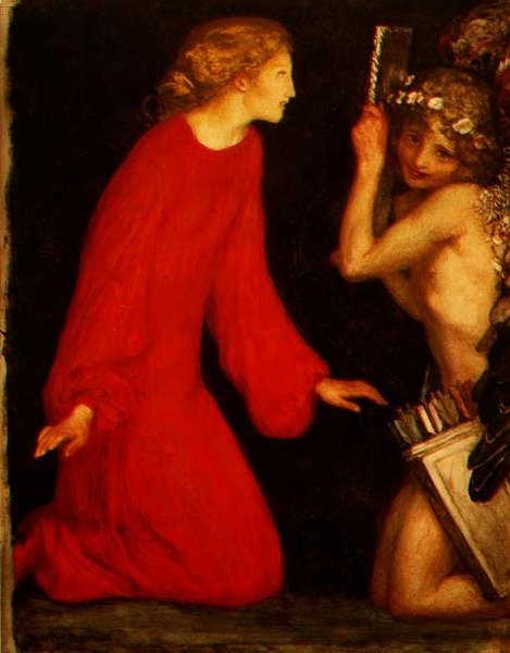 Amors spejl af Robert Anning Bell