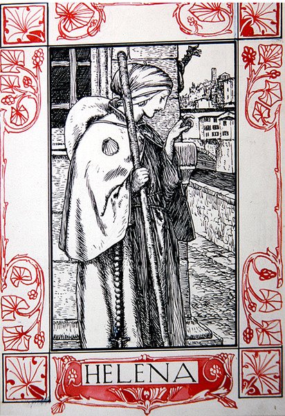 Helena, fra Shakespeares heltinder af Anna Murphy Jameson af Robert Anning Bell