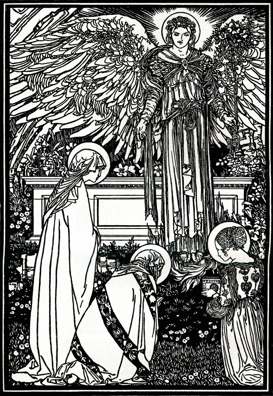 Illustration til Alterbogen, 1892, 1897 af Robert Anning Bell