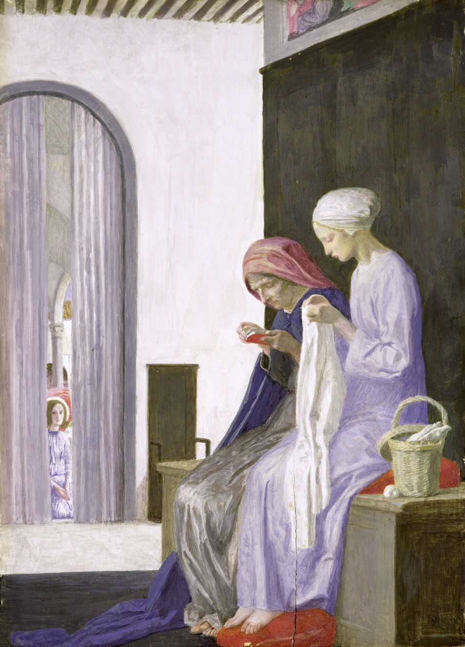 Mary i House of Elizabeth, 1917 af Robert Anning Bell