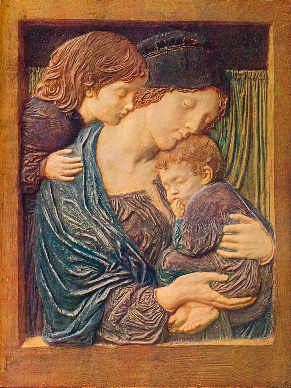 Mor og børn, c1900 af Robert Anning Bell