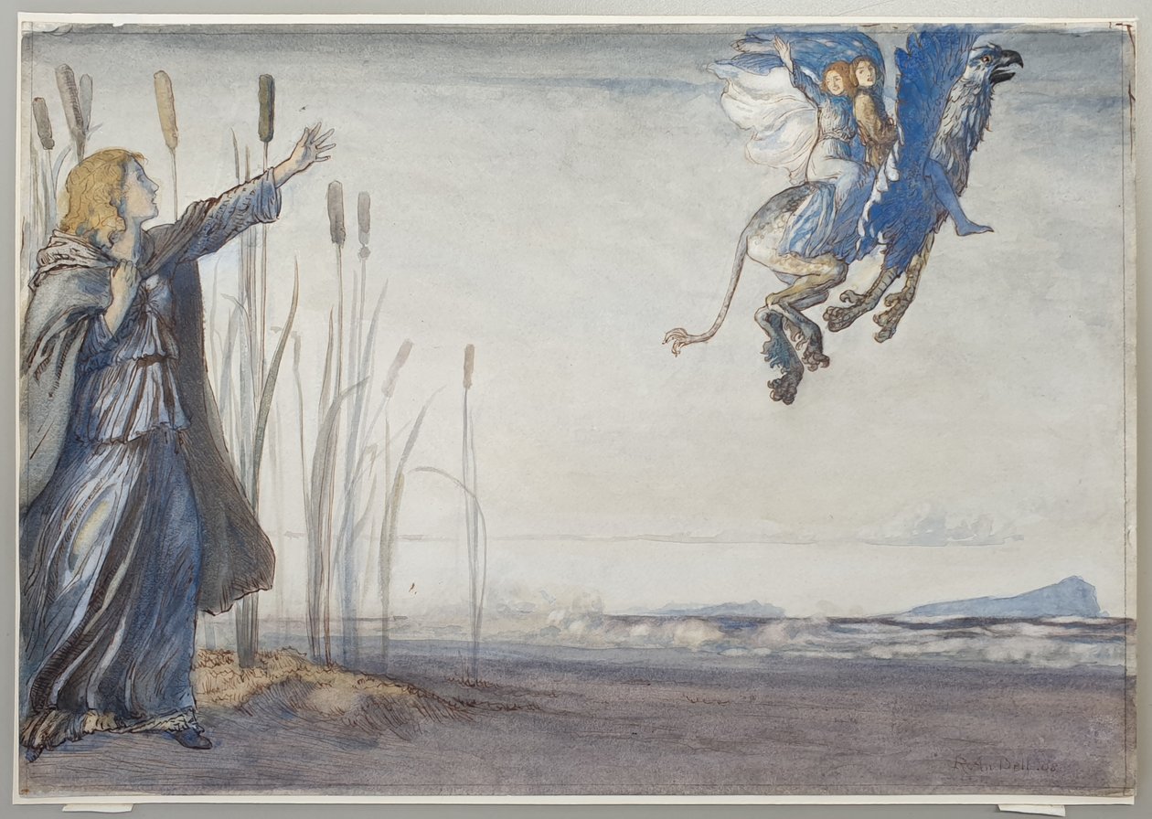 Liljen Og Løven af Robert Anning Bell
