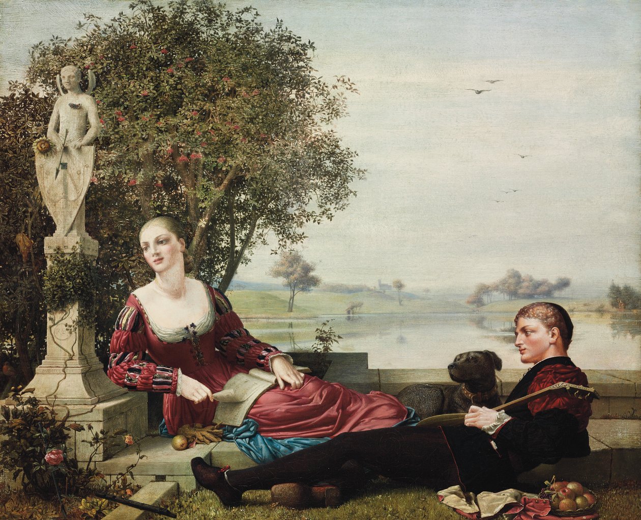 Heloise og Abelard af Robert Bateman