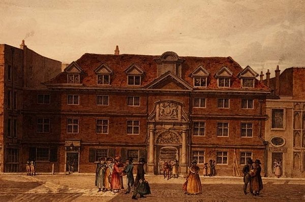 Blackwell Hall, King Street, Cheapside af Robert Blemell Schnebbelie