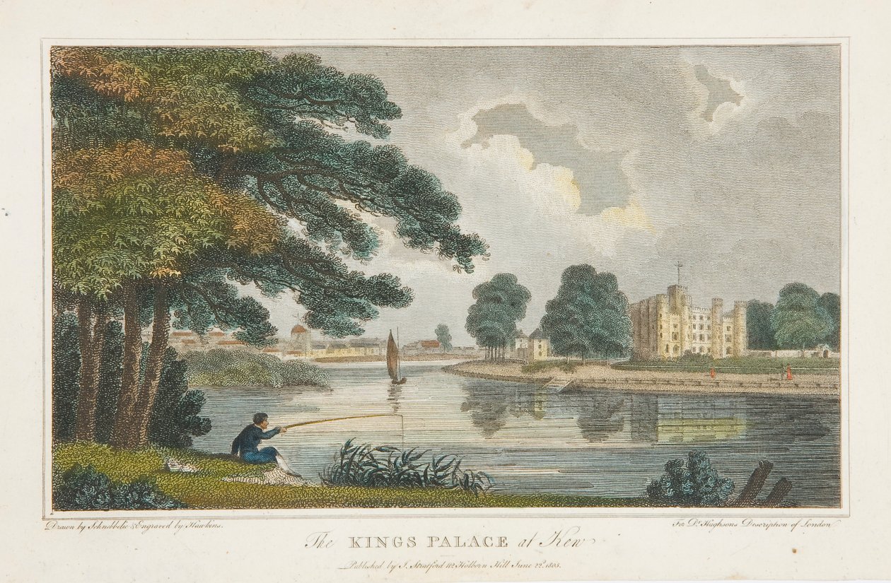 Kongens palads i Kew af Robert Blemell Schnebbelie