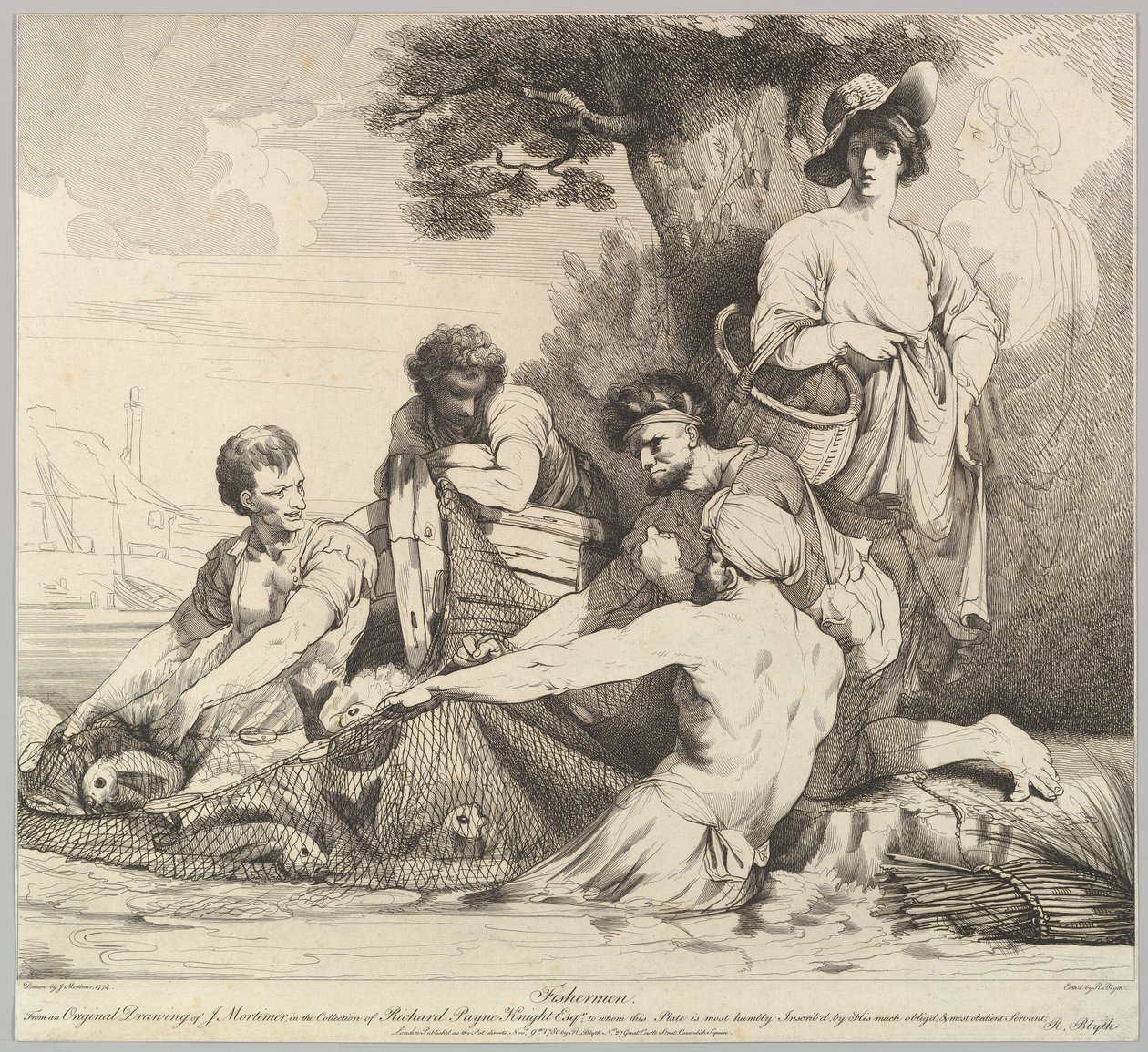 Fiskere, 9. november 1780. af Robert Blyth
