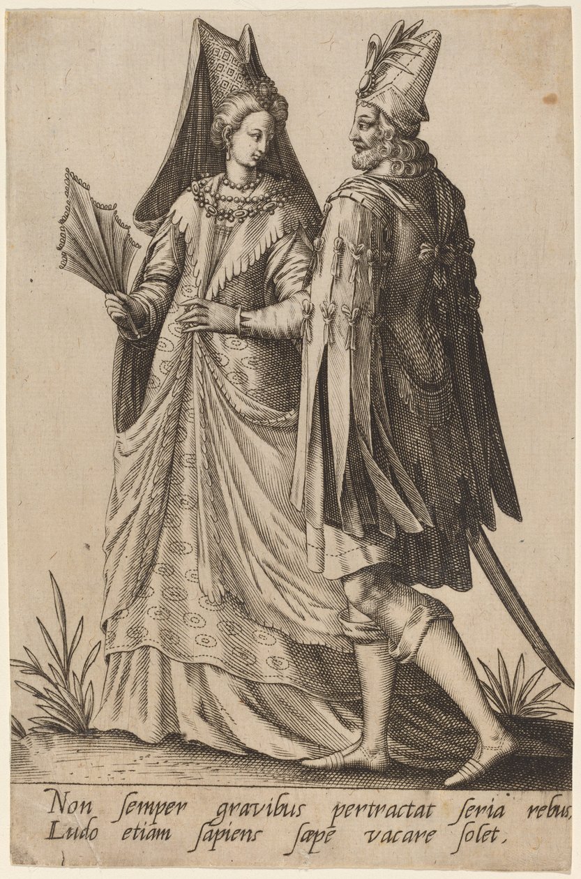 Ikke altid tung... af Robert Boissard after Jean Jacques Boissard