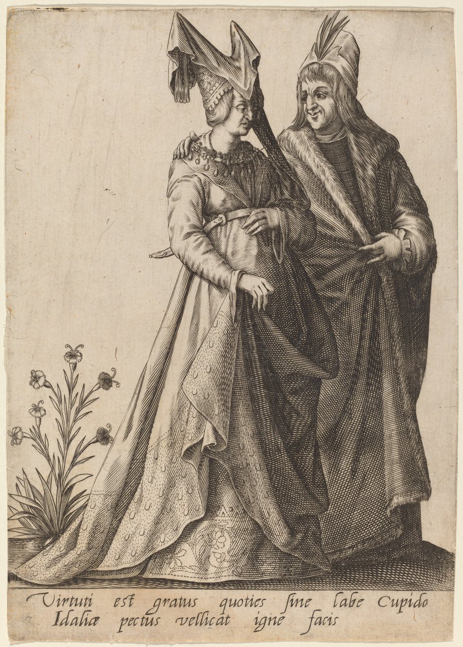 Dyd værdsættes hver gang... af Robert Boissard after Jean Jacques Boissard