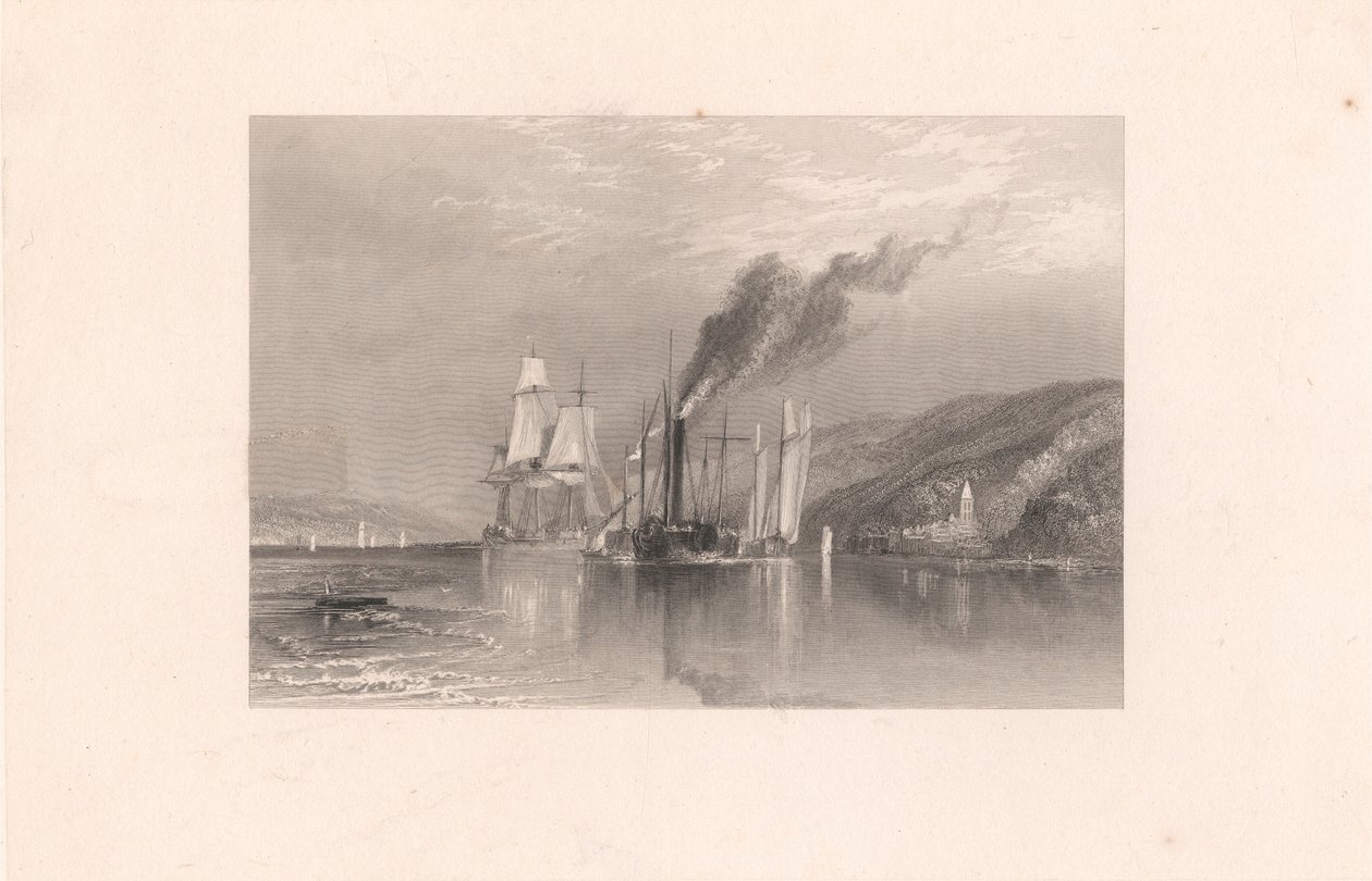 Mellem Quilleboeuf og Villequier af Robert Brandard