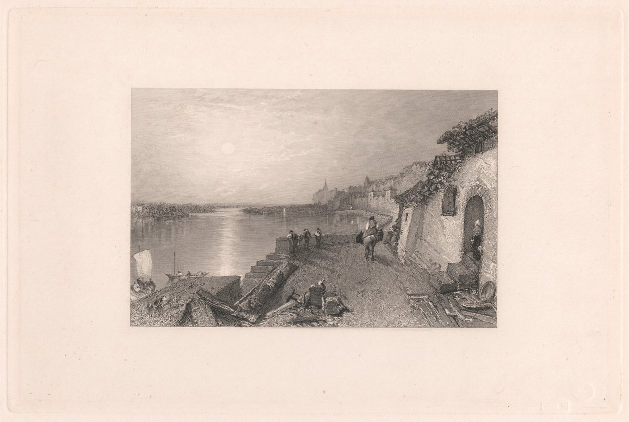 Rietz ved Saumur af Robert Brandard
