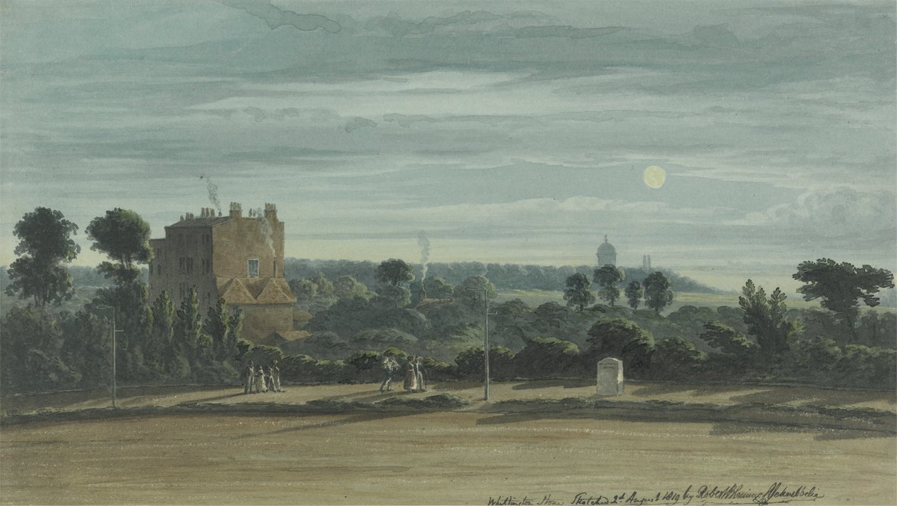 The Whittington Stone af Moonlight af Robert Bremmel Schnebbelie