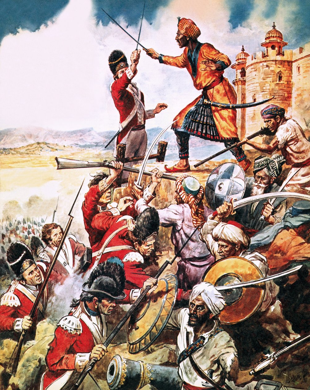 Hvordan Arthur Wellesley, den første hertug af Wellington, besejrede sultanen af Mysore af Robert Brook