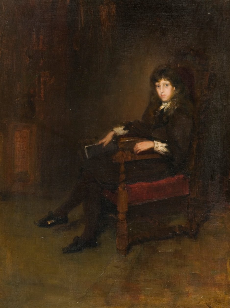 Portræt af Mary Dallas-Ross af Robert Brough