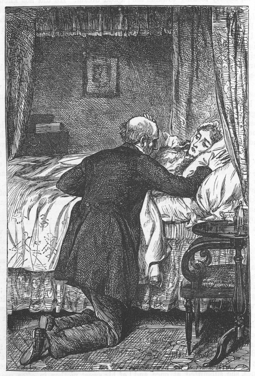 Scene fra Scenes of Clerical Life af George Eliot, 1883 af Robert Brown