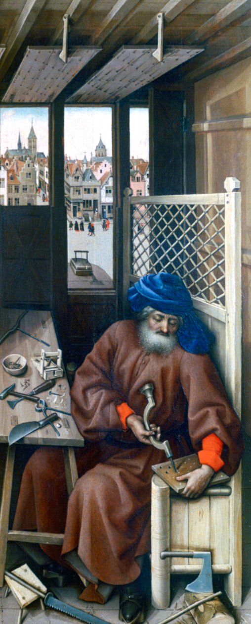 Sankt Josef, c1425 af Robert Campin