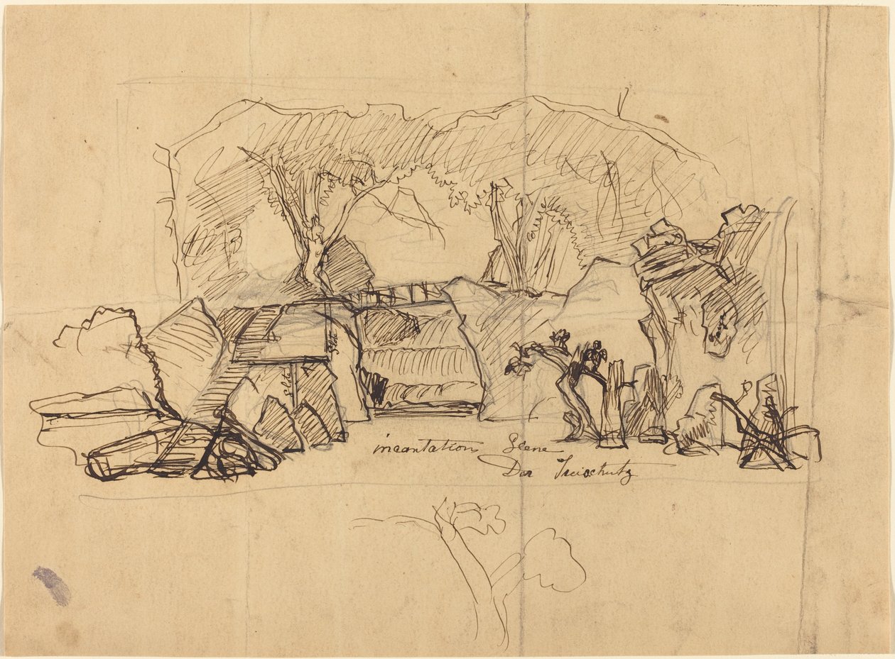 Incantation Scene fra "Der Freischutz" af Robert Caney