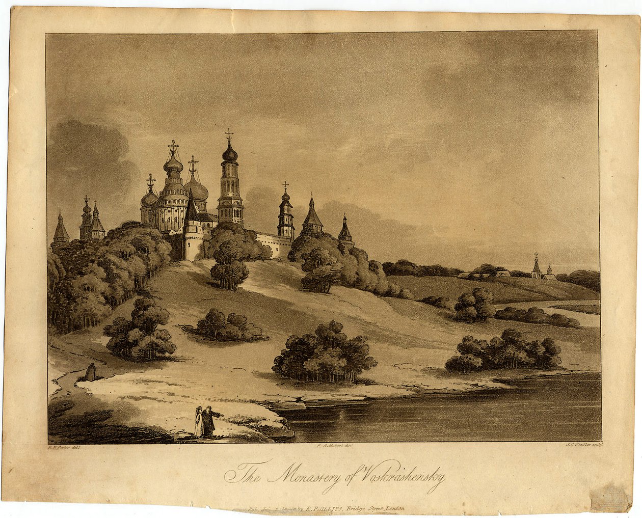 Det nye Jerusalem-kloster, 1809 af Robert Carr Porter