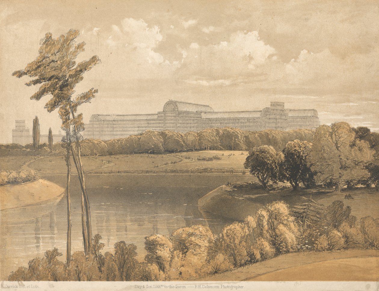 Crystal Palace fra Reservoir, Sydenham af Robert Carrick