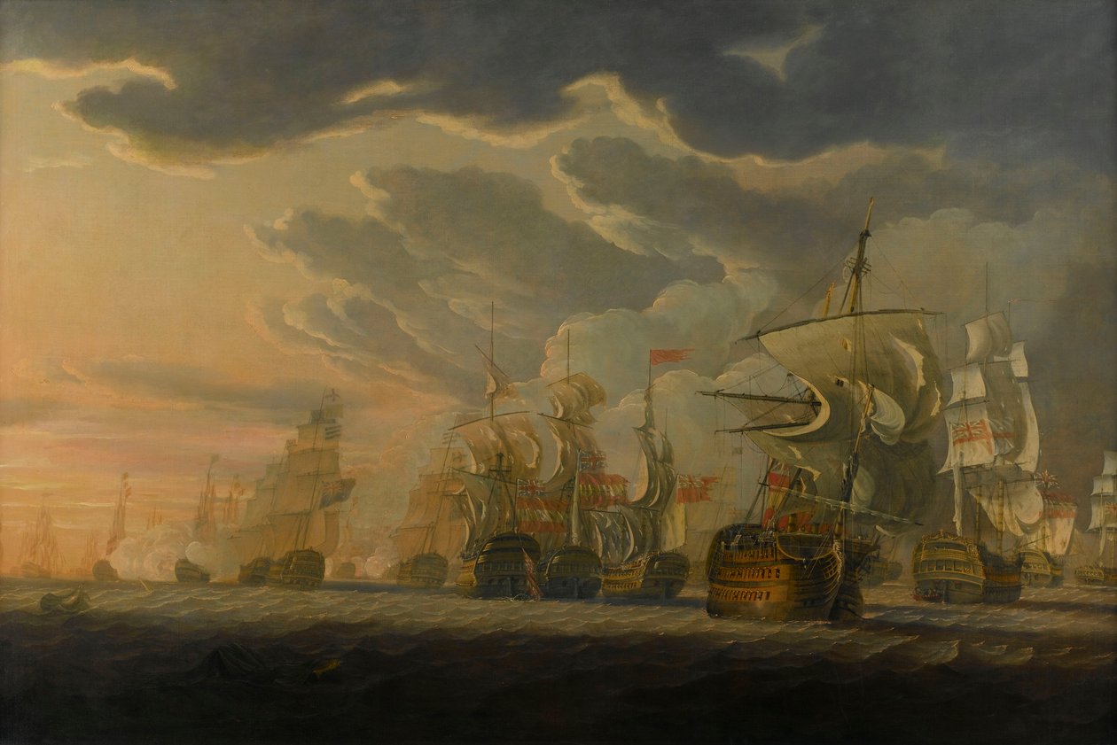 Slaget ved Cape St Vincent af Robert Cleveley