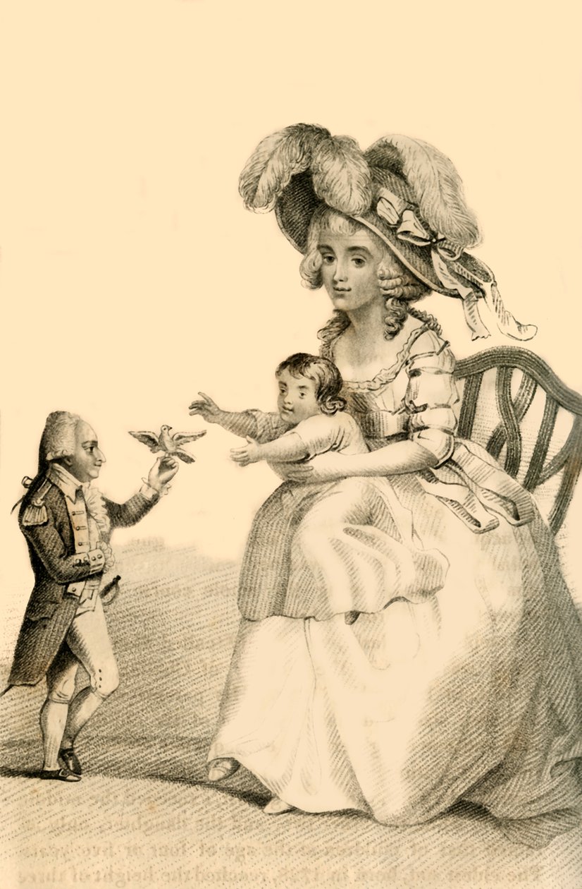 Grev Joseph Boruwlaski, den berømte polske dværg, 1822. af Robert Cooper