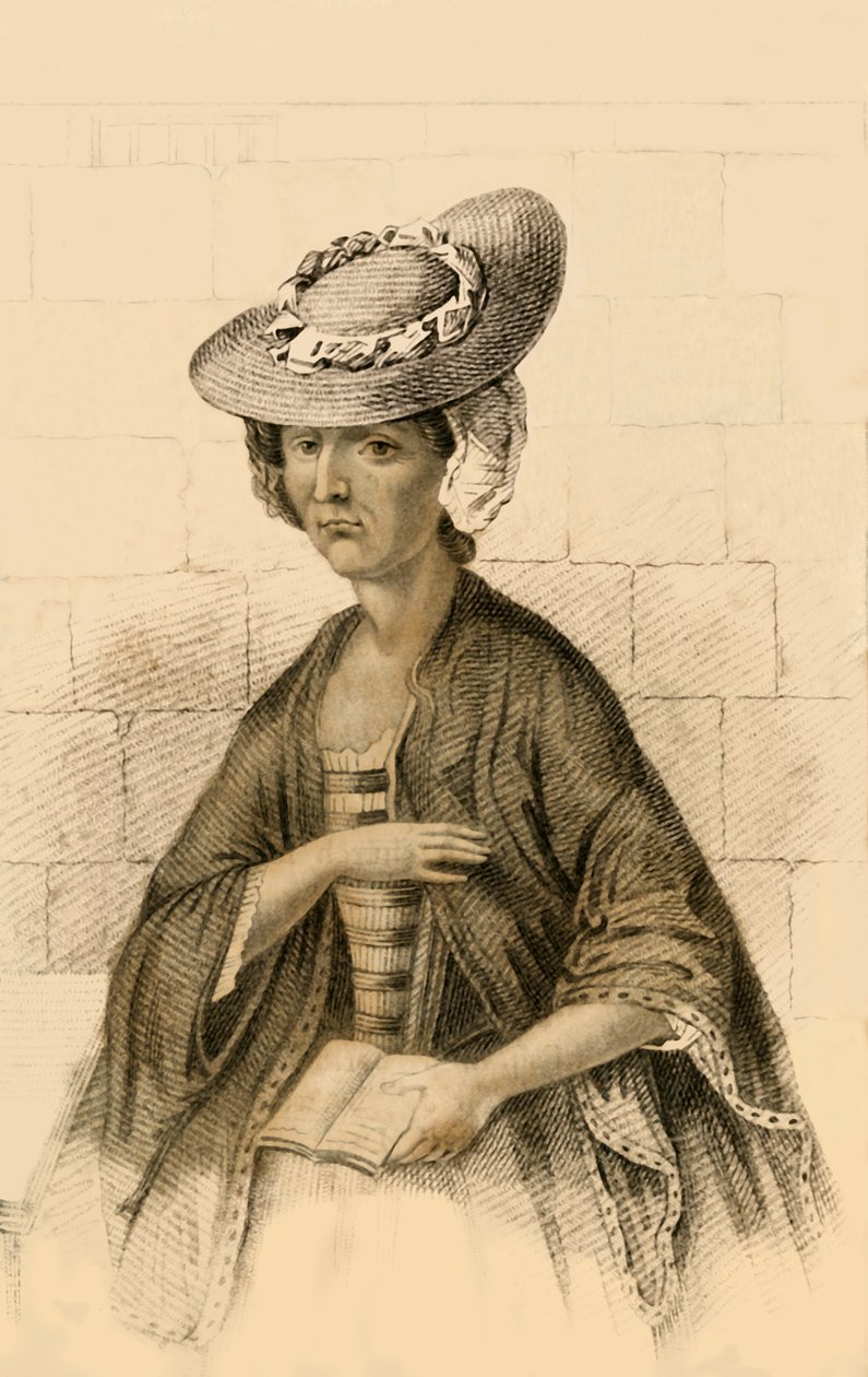 Elizabeth Brownrigg, henrettet for grusomhed og mord, 1822. af Robert Cooper