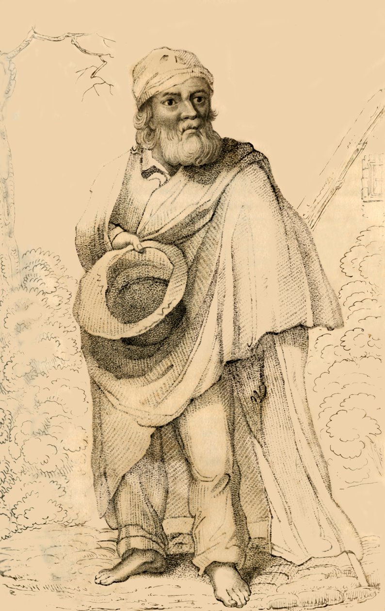 Thomas Hudson, bemærkelsesværdig for sine ulykker, 1821. af Robert Cooper