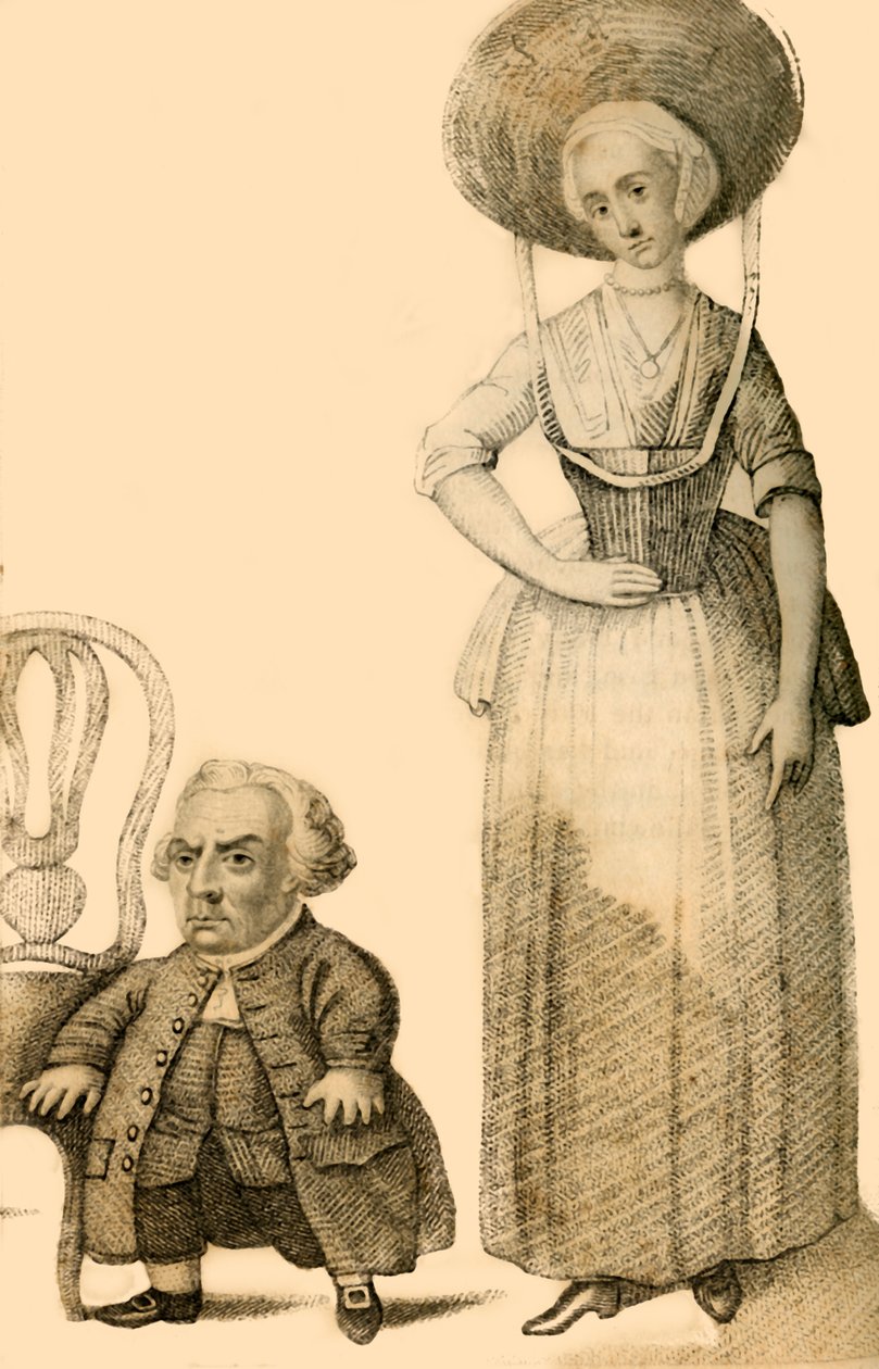 Wybrand Lolkes, Den hollandske dværg, 1821. af Robert Cooper