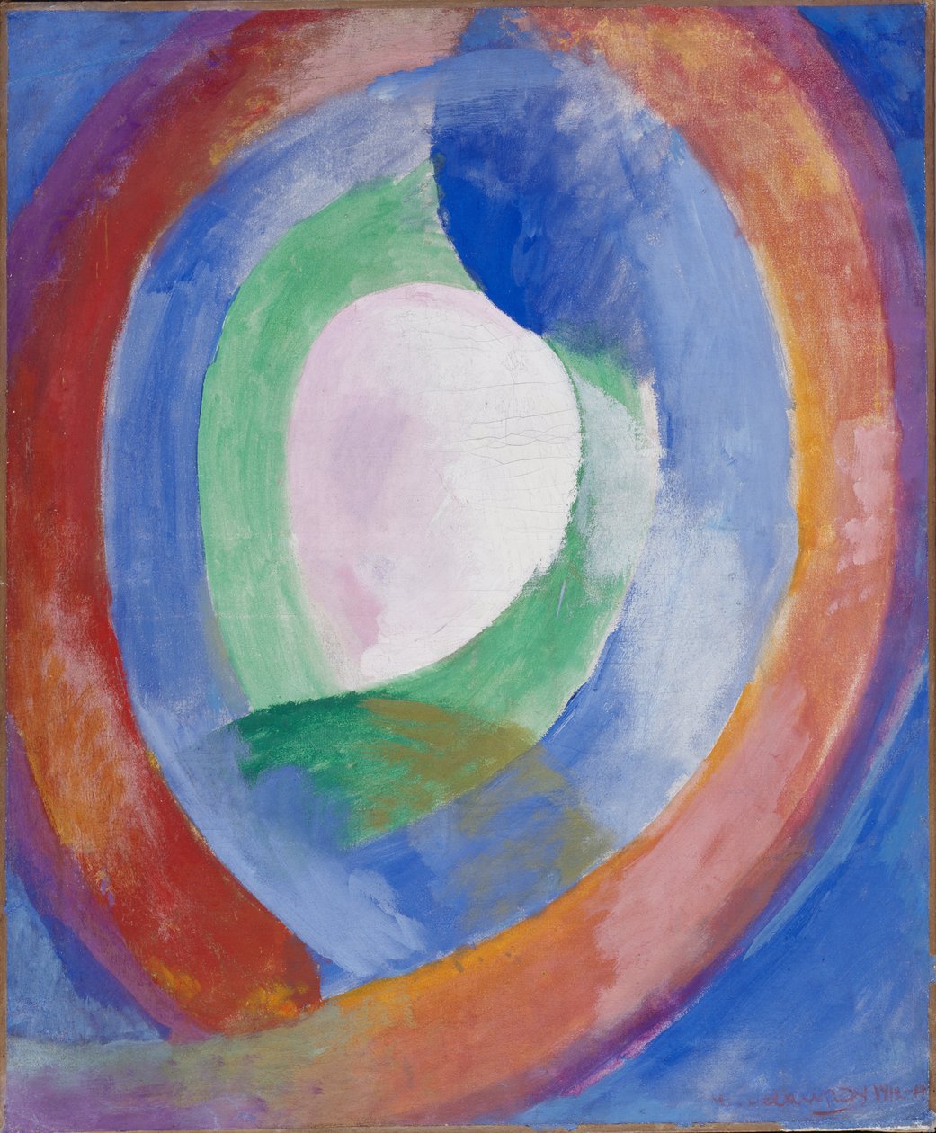 Cirkulære former, Måne nr. 1 af Robert Delaunay