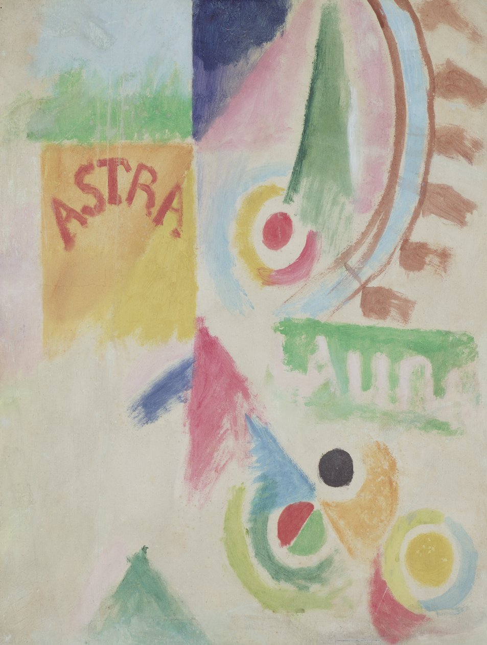 Fodbold. Cardiff-holdet af Robert Delaunay