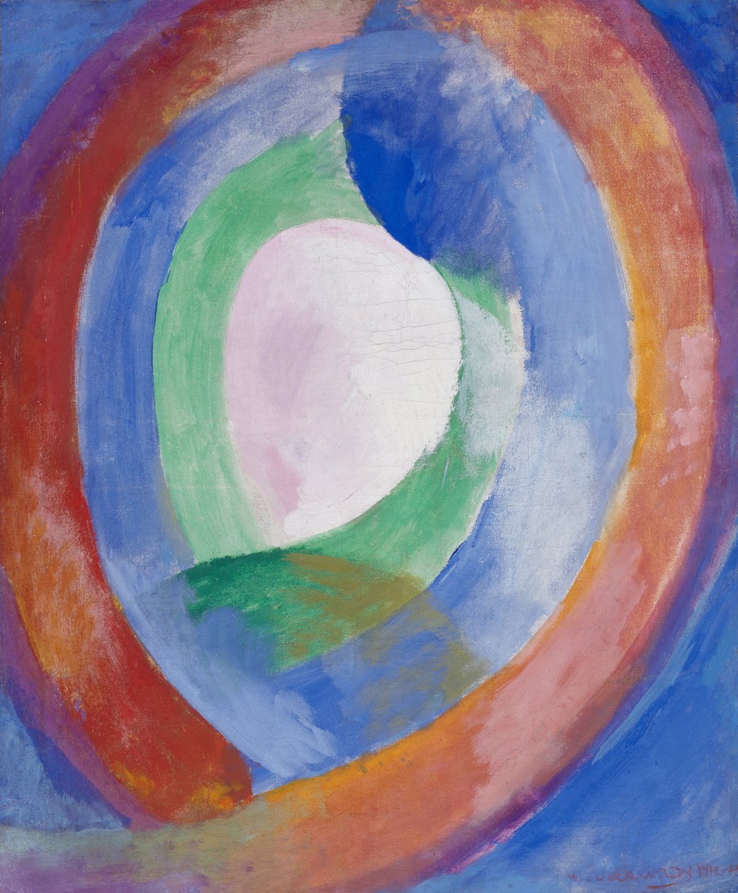 Cirkulære former, måne nr. 1 af Robert Delaunay