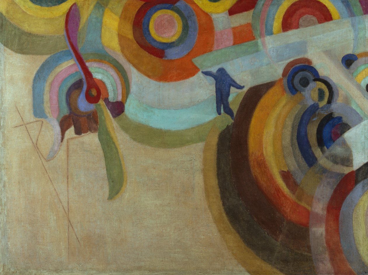 Hyldest til Bleriot nr. 2 af Robert Delaunay