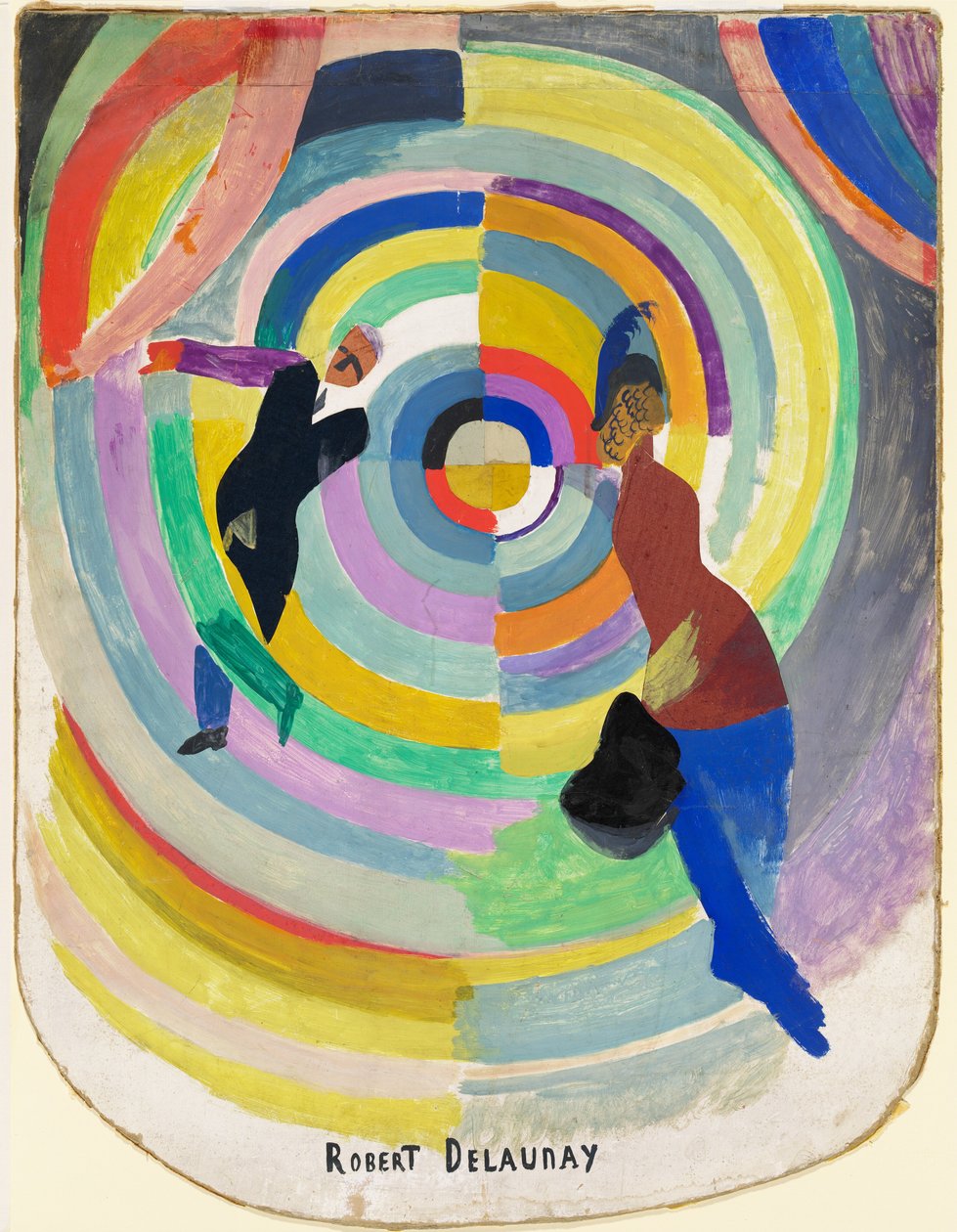 Politisk drama, 1914. af Robert Delaunay