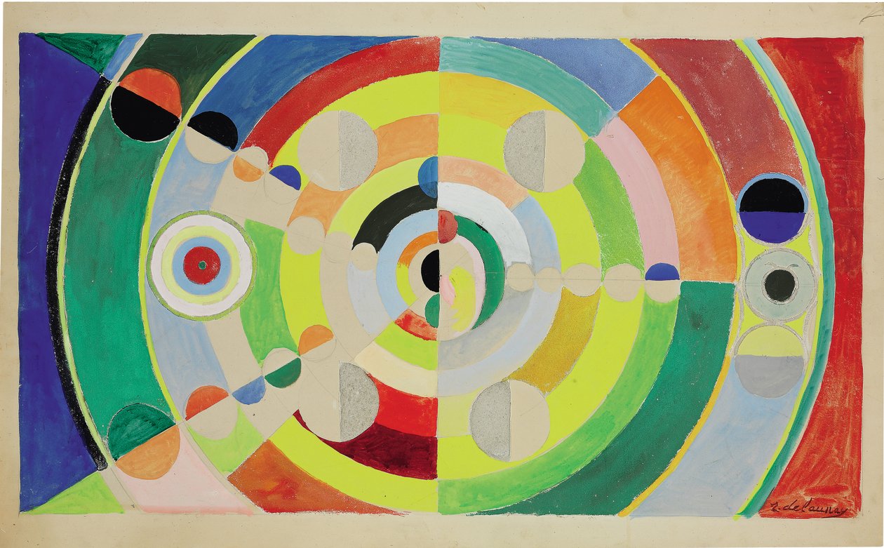 Relief-Discs af Robert Delaunay